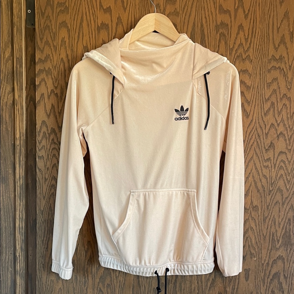 adidas Originals Brklyn Heights Velvet Hoodie Hooded Sweatshirt For Women‎